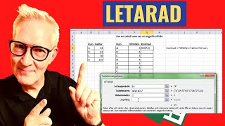LETARAD med Excel