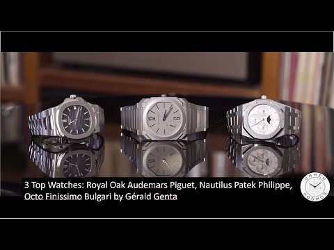 3 Iconic Watches: Royal Oak, Nautilus, Octo Finissimo by Gerald Genta. Gisbert Brunner, Uhrenkosmos