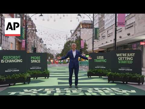 London's Oxford Street bans traffic as the city tries to boost ...
