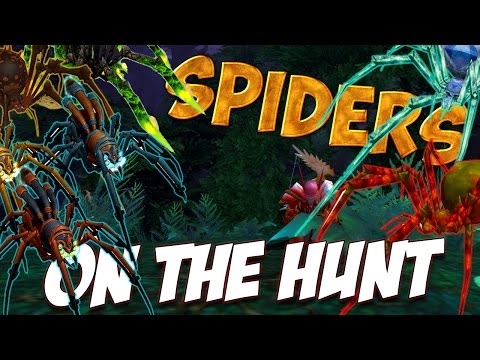 SPIDERS | Common to Rare hunter pets  "On The Hunt" WoW Legion patch  7.1