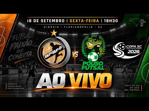 APAFF/FLORIANÓPOLIS X POUSO REDONDO | COPA SANTA CATARINA | QUARTAS DE FINAIS - IDA | AO VIVO