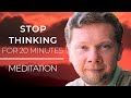 Become Comfortable With Nothing Happening A Meditation With Eckhart Tolle To Calm Overstimulation