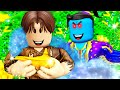 One Wish Made Him Rich! A Roblox Movie