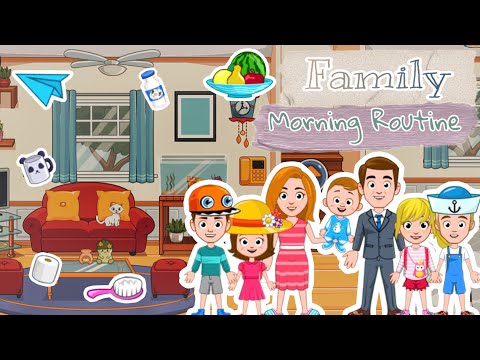 My Town World | Family Morning Routine