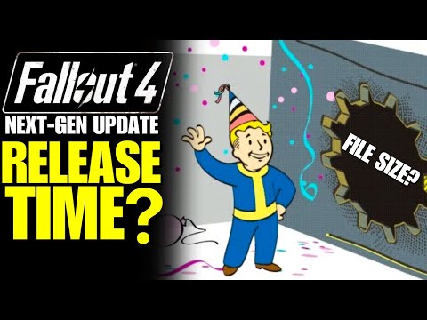 Fallout 4 Next Gen Update Release Time & File Size Updates