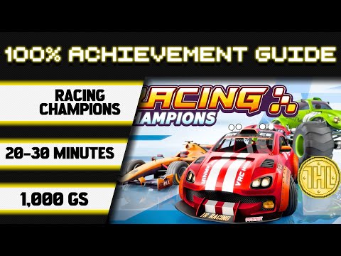 Racing Champions 100% Achievement Walkthrough * 1000GS in 20-30 Minutes *