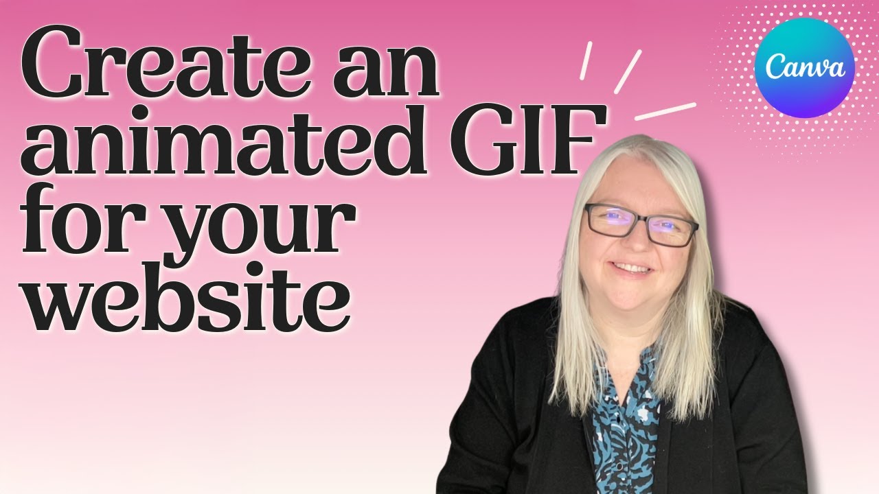 CANVA TUTORIAL | Create an animated GIF for your website