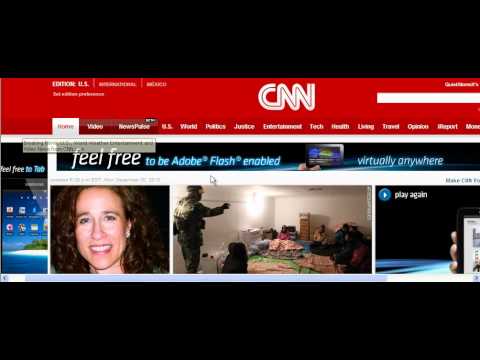 CNN.com Home Page out of shape.flv