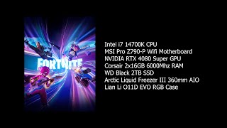 Fortnite || i7 14700K & NVIDIA RTX 4080 Super || Ray Tracing | 1080p vs 1440p | Native vs DLSS