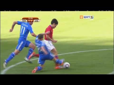 World Cup 2010 | Korea Rep. Vs. Greece [2-0] | Goal: J.S Park | 12.06.2010 | HD Quality
