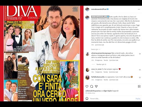 Nuevas declaraciones sobre Sara Bluma desde la cuenta de IG de Rosica… #canyaman #sarabluma #nueva