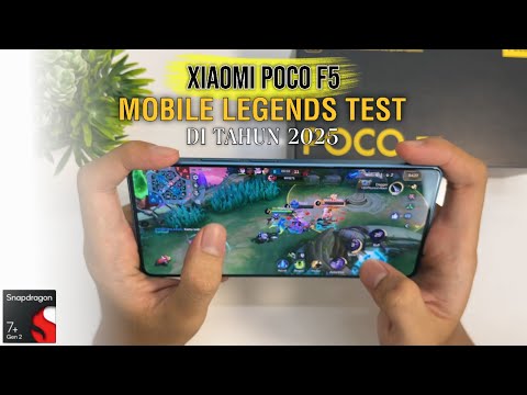 Poco F5 Snapdragon 7+ Gen 2 Mobile Legends Gaming Test in 2025