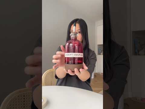 How to make cherry syrup #coffee #howtomakecoffeeathome