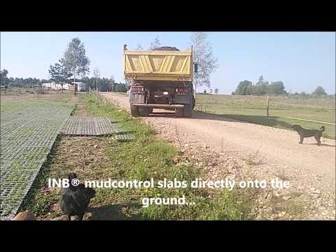 INB® Mudcontrol slabs: Unbelievable lorry crossing