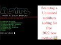 Scam Tag Members Adding Script