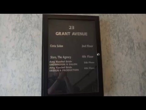 Old, Funny-Sounding Elevator - 23 Grant - San Francisco, CA