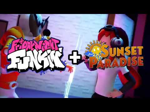 Friday Night Funkin' + Sunset Paradise - Funky Force [Audio]