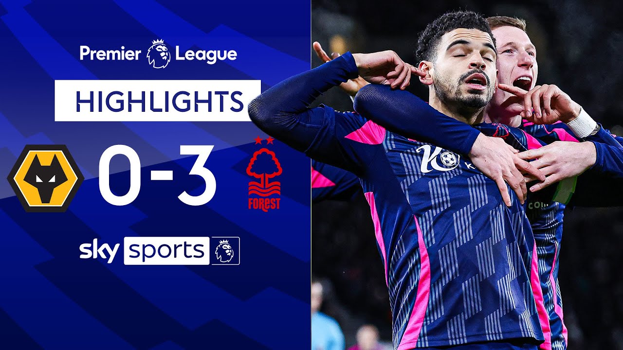 Gibbs-White SILENCES Molineux! | Wolves 0-3 Nottingham Forest | Premier League Highlights