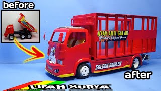 Download lagu MODIF TRUK PLASTIK  jadi truk ayam Mbois _pipa pvc mp3