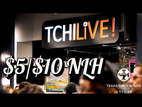 LIVE POKER | $5/$10 No Limit Hold'em Cash Game | TCHLIVE Dallas