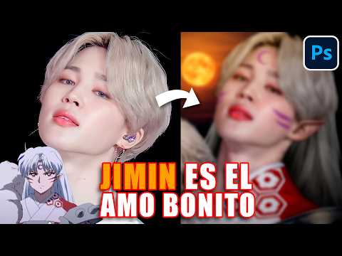 Jimin (BTS) Transformed Into Anime Icon Sesshomaru in Fan Art