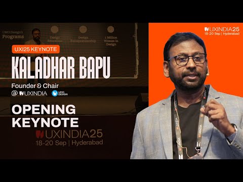 Opening Keynote | Kaladhar Bapu at UXINDIA25