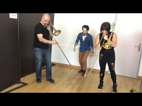 Tribute to Ella 1/3 - Mack the Knife - Trombone and Tap - Aubrey Logan