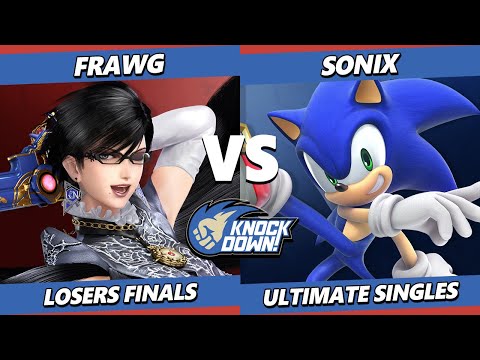 Knockdown 82 Losers Finals - Frawg (Bayonetta, Steve) Vs. Sonix (Sonic) Smash Ultimate - SSBU
