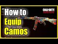 How To Equip Weapon Camos In COD Vanguard Warzone Get GOLD Atomic