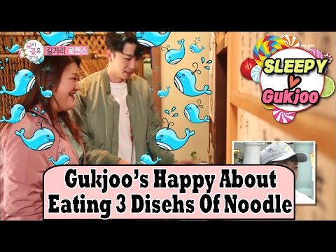[WGM4] Guk Joo♥SLEEPY - Gukjoo got Excited About Eating 3 Bowls Of Noodle 20170506