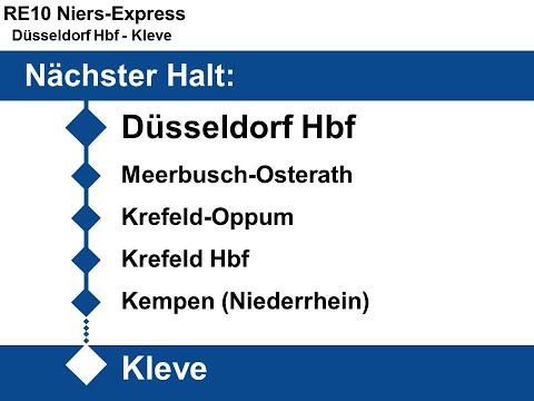 [NWB] Ansagen RE10 Düsseldorf - Kleve