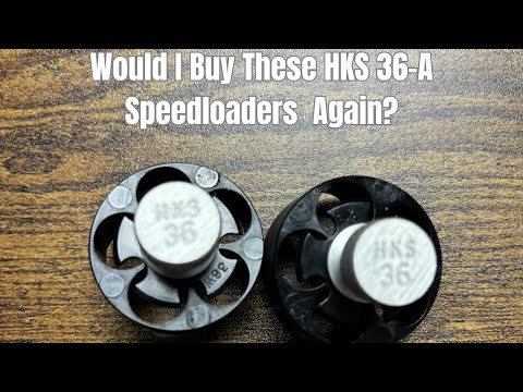 Reviewing the 2 pack version of the HKS 5 Shot Revolver Speedloaders (Model 36-A) for a S\u0026W .38/.357