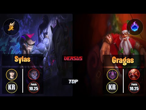 Roach SYLAS (Top) [Fleet Footwork] VS GRAGAS - Master KR Patch 10.25