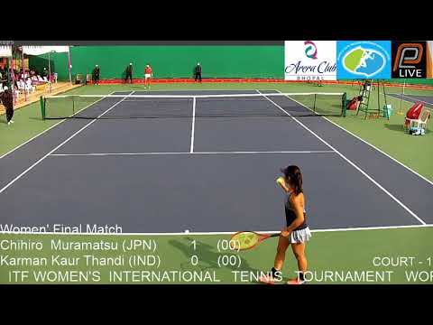 ITF WOMEN'S TENNIS TOURNAMENT 2019  Women' Final Match