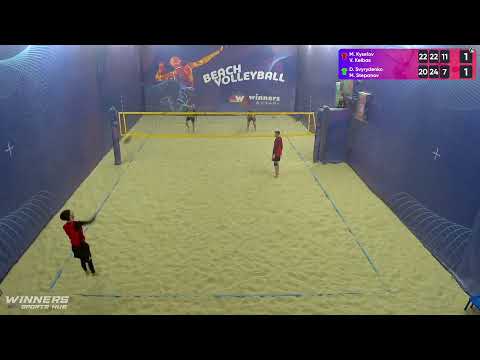 08:10 M. Kyselov / V. Kelbas - D. Svyrydenko / M. Stepanov 03.03.2023 | Winners Beach Volleyball