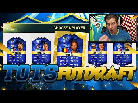 TOTS MARCHISIO THE MONSTER MY FIRST EVER TOTS FUT DRAFT! FIFA 16 ULTIMATE TEAM
