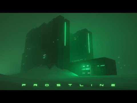 FROSTLINE: Snowy Blade Runner Ambience | Winter Focus & Sleep Ambience | Cyberpunk Relaxation Music