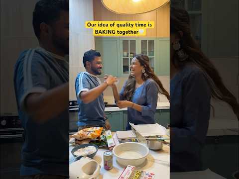 Our Ferrero Rocher Brownie Was Soo Good😋 #shorts #couple #relationship #cute #baking