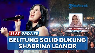 Halaman Gedung Nasional Tanjungpandan Belitung Dipenuhi Warga Nobar Final Indonesian Idol