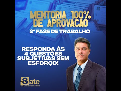 VIDEO 02: RESPONDA AS 04 QUSTÕES SEM ESFORÇO: O TREINO
