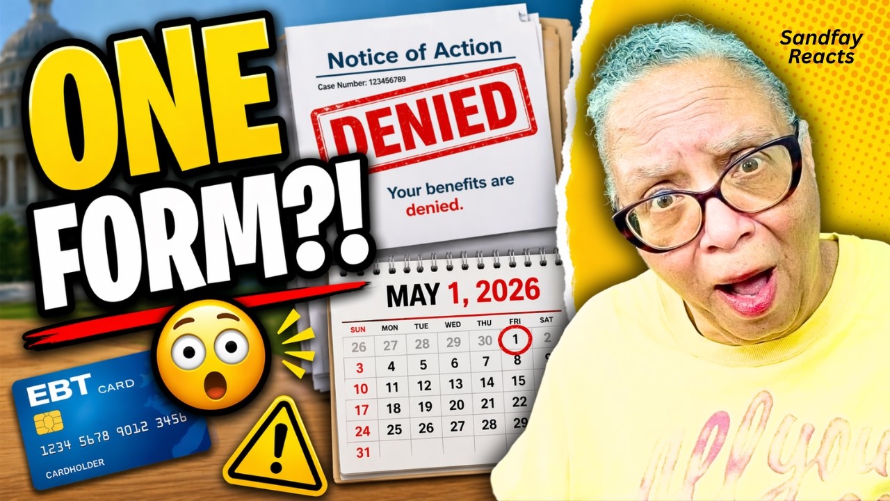 Don't WORK Don't Eat! EBT CUT OFF? All Because of ONE Form?