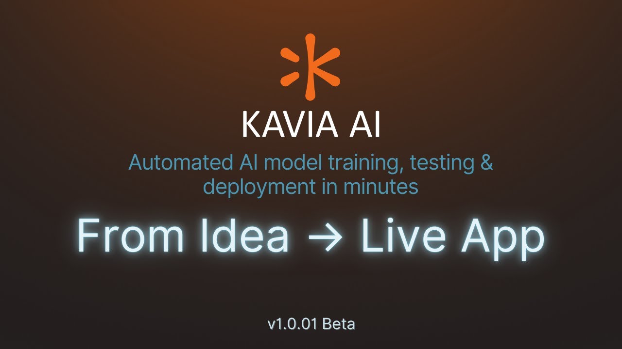 From Prompt to Production: Building an AI Model with KAVIA