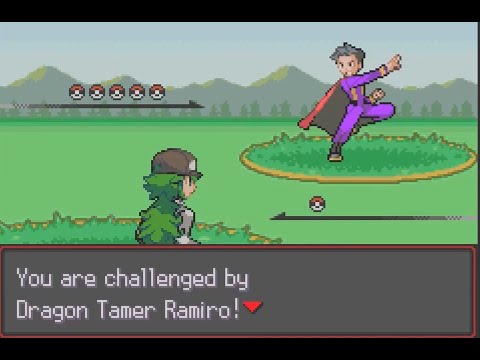 Pokemon Radical Red vs Dragon Tamer Ramiro  ( 1 slot hardcore mode )