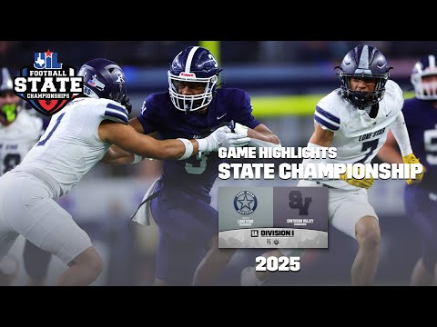 Smithson Valley 28 vs Frisco Lone Star 6 State Championship Game Highlights