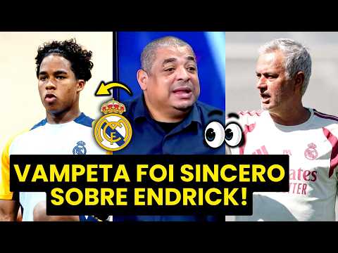 VAMPETA: “EU TE FALO! Se o ENDRICK SAIR do REAL MADRID, vai…” BASTIDORES PROVOCAM DEBATE!