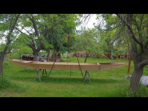 Bau eines traditionellen Spreewaldkahns