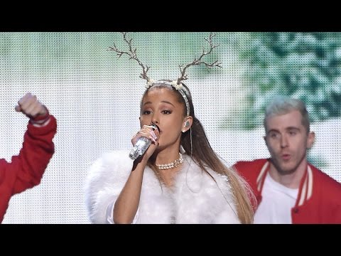 Ariana Grande Falls During Jingle Ball 