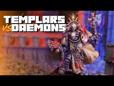 Chaos Daemons vs Black Templars - Warhammer 40k Battle Report