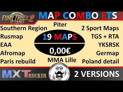 #30 | ETS2 1.37 UPDATE MAP COMBO | 19 MAPS + Surprises...