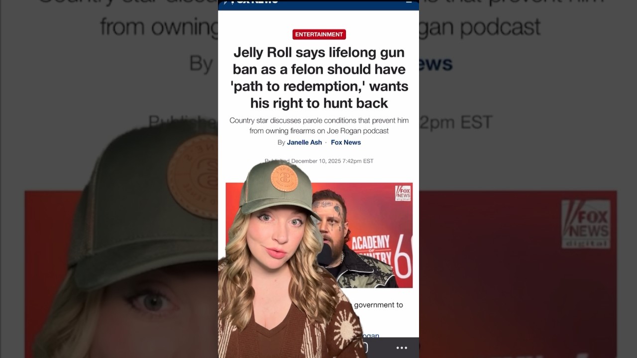 Jelly Roll Wants A Path Of Redemption ￼For 2A Rights?!#shortsfeed #2ndamendment #shortsvideo #shorts